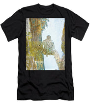 Aqua Metallic Series Self - Men's T-Shirt (Athletic Fit)