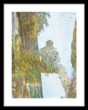 Aqua Metallic Series Self - Framed Print