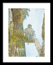 Aqua Metallic Series Self - Framed Print