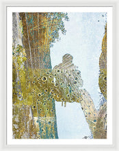 Aqua Metallic Series Self - Framed Print