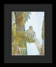 Aqua Metallic Series Self - Framed Print