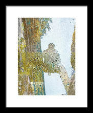 Aqua Metallic Series Self - Framed Print