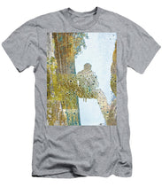 Aqua Metallic Series Self - Men's T-Shirt (Athletic Fit)