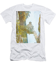 Aqua Metallic Series Self - Men's T-Shirt (Athletic Fit)