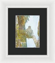 Aqua Metallic Series Self - Framed Print