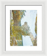 Aqua Metallic Series Self - Framed Print