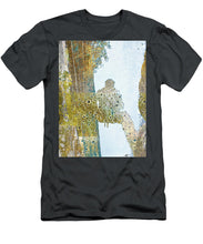 Aqua Metallic Series Self - Men's T-Shirt (Athletic Fit)