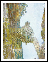 Aqua Metallic Series Self - Framed Print