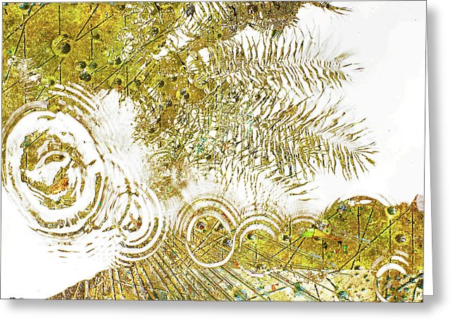 Aqua Metallic Series Skip - Greeting Card