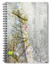 Aqua Metallic Series Spring - Spiral Notebook