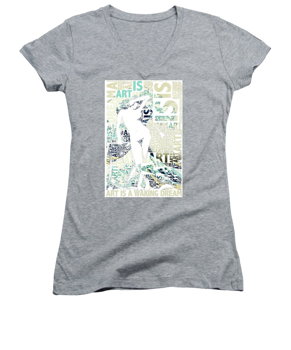 Art Is - Women's V-Neck (Athletic Fit)