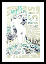 Art Is - Framed Print