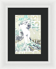 Art Is - Framed Print