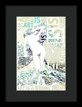 Art Is - Framed Print