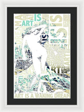 Art Is - Framed Print
