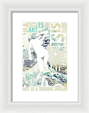 Art Is - Framed Print