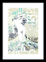 Art Is - Framed Print