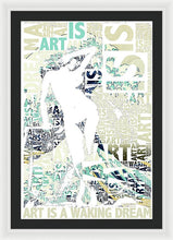Art Is - Framed Print