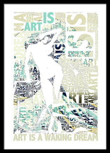 Art Is - Framed Print