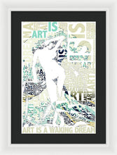 Art Is - Framed Print
