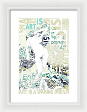 Art Is - Framed Print
