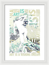 Art Is - Framed Print
