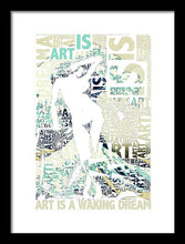 Art Is - Framed Print