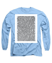 Artist's Statement - Long Sleeve T-Shirt