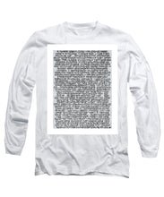 Artist's Statement - Long Sleeve T-Shirt