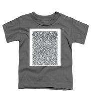 Artist's Statement - Toddler T-Shirt