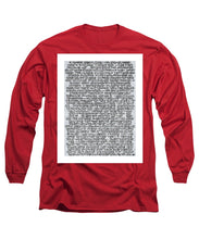 Artist's Statement - Long Sleeve T-Shirt