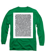 Artist's Statement - Long Sleeve T-Shirt