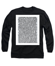Artist's Statement - Long Sleeve T-Shirt
