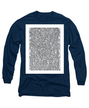 Artist's Statement - Long Sleeve T-Shirt