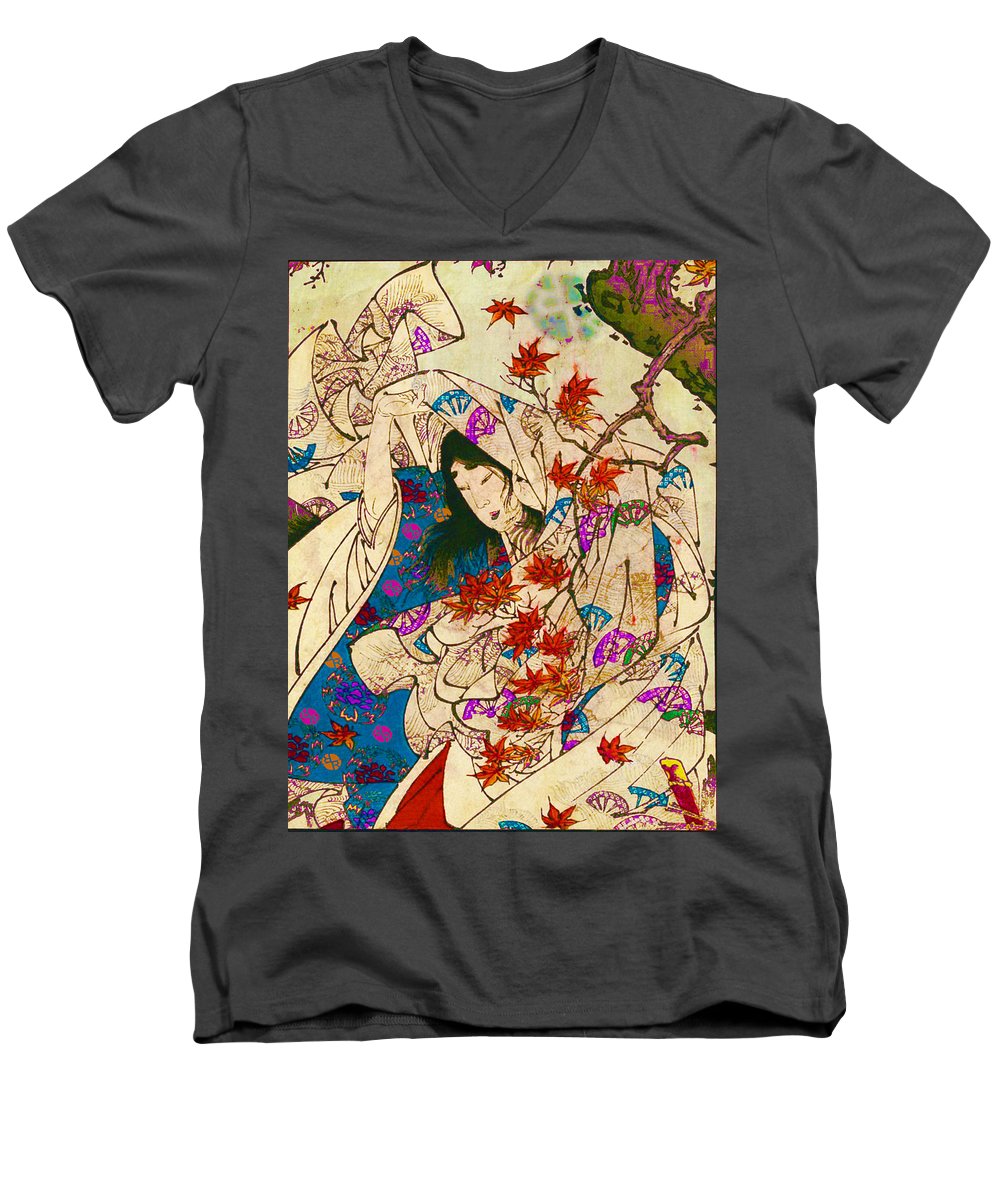 Asian Wind - Men's V-Neck T-Shirt