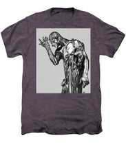 Auguste Painting Of Rodin's Pierre De Wiessant - Men's Premium T-Shirt