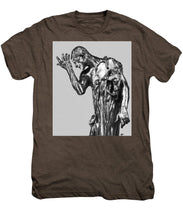 Auguste Painting Of Rodin's Pierre De Wiessant - Men's Premium T-Shirt