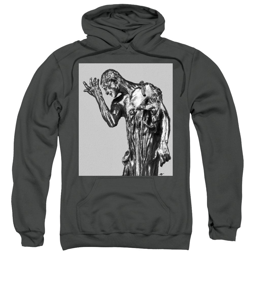 Auguste Painting Of Rodin's Pierre De Wiessant - Sweatshirt