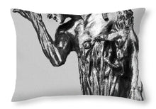 Auguste Painting Of Rodin's Pierre De Wiessant - Throw Pillow