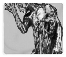 Auguste Painting Of Rodin's Pierre De Wiessant - Blanket