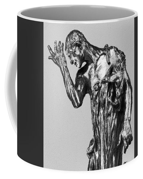 Auguste Painting Of Rodin's Pierre De Wiessant - Mug