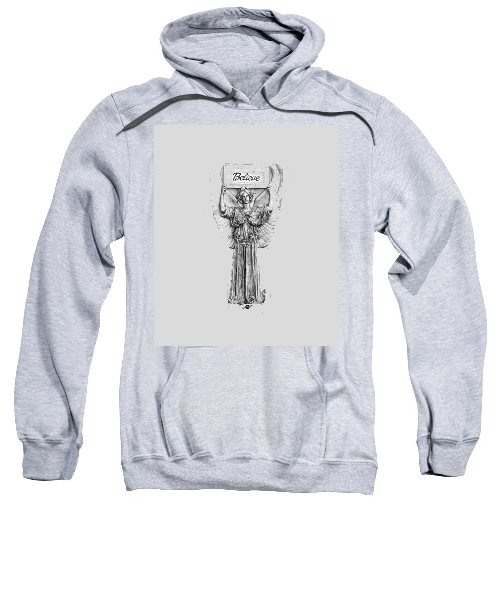 Believe Angel Bw - Sweatshirt