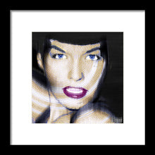 Bettie Page Improved - Framed Print