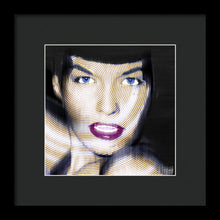 Bettie Page Improved - Framed Print