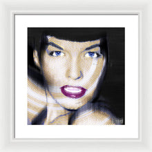 Bettie Page Improved - Framed Print