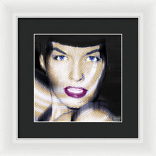 Bettie Page Improved - Framed Print