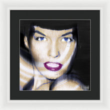 Bettie Page Improved - Framed Print
