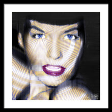Bettie Page Improved - Framed Print
