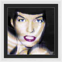 Bettie Page Improved - Framed Print