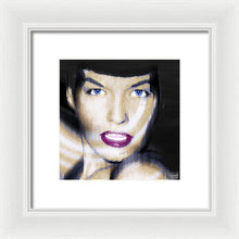 Bettie Page Improved - Framed Print
